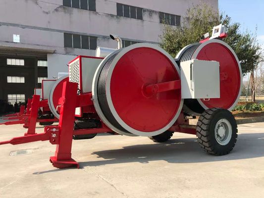 Sprzęt do wiązania linii powietrznych Maksymalne napięcie przerywane 2x50kN Maszyna napędowa hydrauliczna
