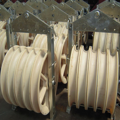 Pięć kółek nylonowych 508x75mm wiązka przewodów Blok koła pasowego naciągowego
