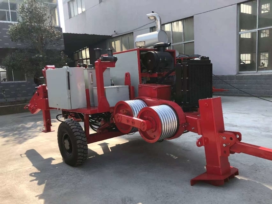 Diesel 330KV Wyposażenie linii transmisyjnej GL2x50 10T Sprzęt do naciągania linii napowietrznych