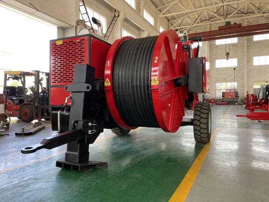 1x90kN Wysokiej jakości przeciągacz i napięcie kabli hydraulicznych do wiązania linii elektroenergetycznych