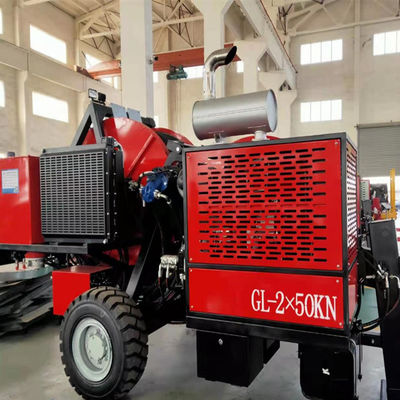Przewód z podwójną wiązką przewodów Hydrauliczny sprzęt do naciągania kabli 2x50KN