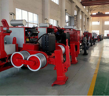 Hydrauliczny ściągacz do kabli napowietrznych do konstrukcji elektrycznych