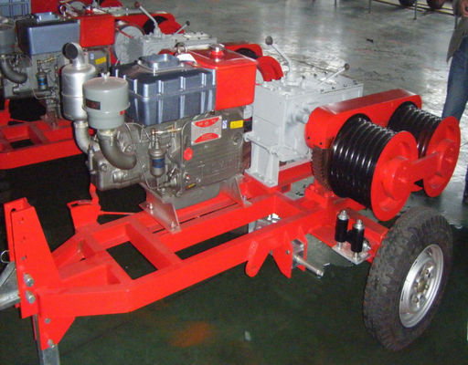 Wciągarka hydrauliczna 5t 50kn z silnikiem wysokoprężnym do transportu