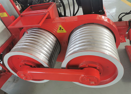 Wyposażenie linii przesyłowej Hydrauliczna maszyna do ciągnięcia kabli 60kN