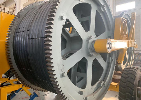 Sprzęt do naciągania przewodów zasilających 500KV 2x80KN z silnikiem Cummins