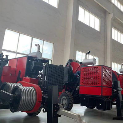 4 wiązki przewodów hydraulicznych 28T Diesel Sprzęt do ciągnięcia kabli