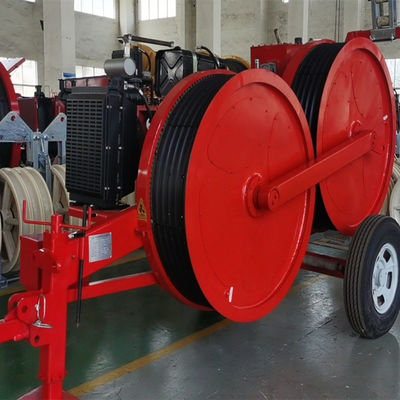 Napinacz hydrauliczny 4T z maszyną do naciągania odwróconej linii napowietrznej